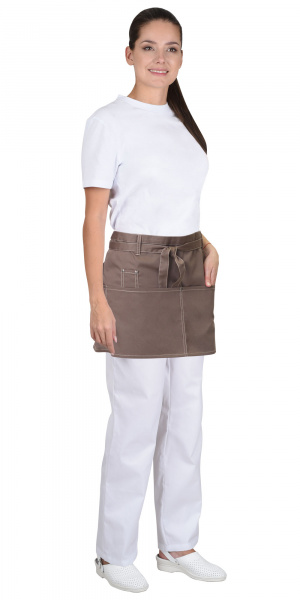 Фартук "Гарсон" бежевый (тк.Смесовая,245)